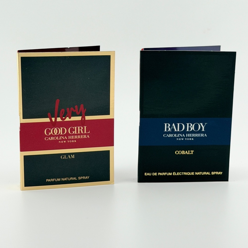 Carolina Herrera Very Good Girl Glam & Bad Boy Cobalt‎  Sample Set 2pc